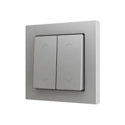 KNX-кнопка Zennio ZS55 ZS552PB4SS (Серебро, Жалюзи)