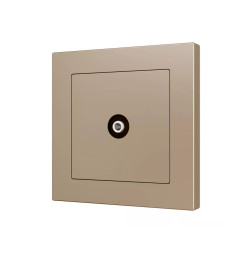 Накладка на аудиорозетку Zennio ZS55 830002704 (Шампань)