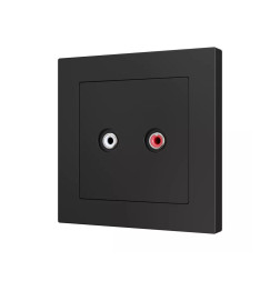 Накладка на RCA-розетку Zennio ZS55 830002305 (Антрацит)