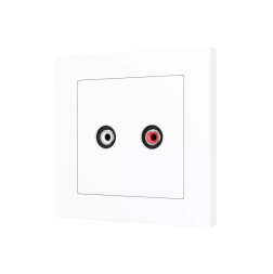Накладка на RCA-розетку Zennio ZS55 830002309 (Матово-белый)