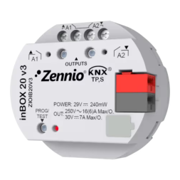 KNX-релейный актуатор Zennio inBOX 20 v3 (ZIOIB20V3)