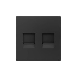 Накладка на RJ45-розетку Zennio ZS55 830001305 (Антрацит)