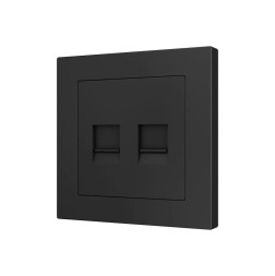 Накладка на RJ45-розетку Zennio ZS55 830001305 (Антрацит)