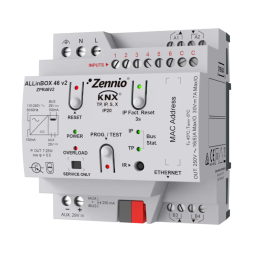 Многофункциональное KNX-устройство Zennio ALLinBOX 46 v2 (ZPR46V2)