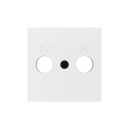 Накладка на TV-R розетку Zennio ZS55 830001509 (Матово-белый)