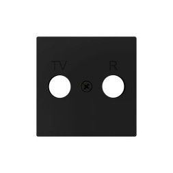 Накладка на TV-R-SAT розетку Zennio ZS55 ZS55CTVRSA (Антрацит)
