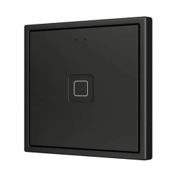 Выключатель Zennio Tecla RGB 70 X1 (ZVITR70X1A) (Антрацит)