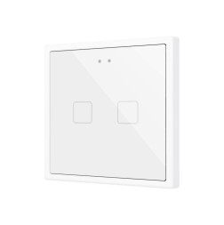 Выключатель Zennio Flat RGB 70 X2 (ZVIFR70X2W) (Белый)