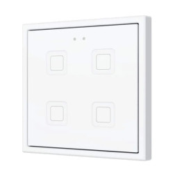 Выключатель Zennio Tecla RGB 70 X4 (ZVITR70X4W) (Белый)
