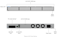 Сетевой накопитель Ubiquiti UniFi UNAS Pro 4 (UNAS-Pro-4)