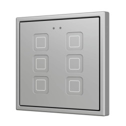Выключатель Zennio Tecla RGB 70 X6 (ZVITR70X6S) (Серебро)