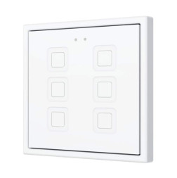 Выключатель Zennio Tecla RGB 70 X6 (ZVITR70X6W) (Белый)