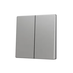 Клавиша для кнопки Zennio ZS55 ZS55CSOFT24S (Серебро, Up/Down push)
