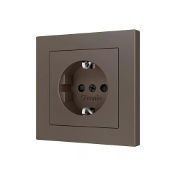 Накладка на розетку Zennio ZS55 830000403 (Мокка)