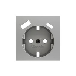 Накладка на USB-розетку Zennio ZS55 ZS55CSC2USS (Серебро)