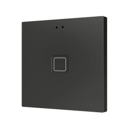 Выключатель Zennio Tecla RGB 1 (ZVITR1A) (Антрацит)