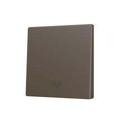 Клавиша для кнопки Zennio ZS55 ZS55CSOFT11LM (Мокка, Освещение)