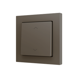 KNX-кнопка Zennio ZS55 ZS551PB2SHM (Мокка, Жалюзи)