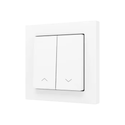 KNX-кнопка Zennio ZS55 ZS552PB2SMW (Матово-белый, Жалюзи)